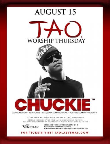 Chuckie @ Tao Nightclub (08-15-2013)