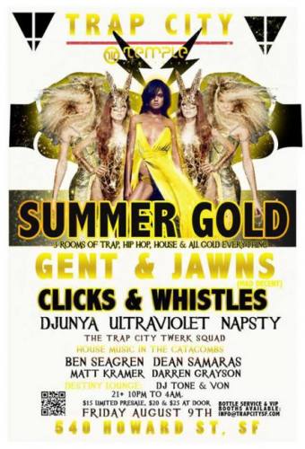 TEMPLE AND TRAP CITY PRESENT SUMMER GOLD