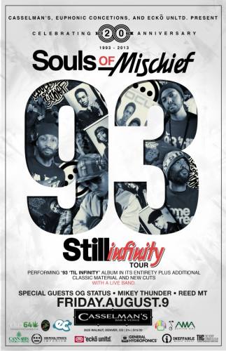 Souls of Mischief 93 Still Infinity Tour @ Casselman's (Denver, CO)