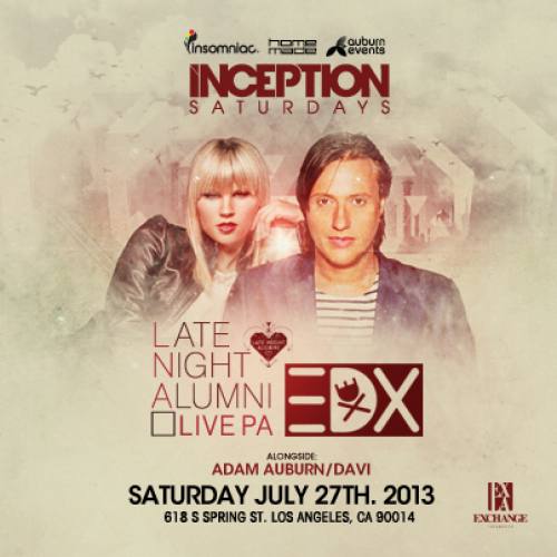Inception with Late Night Alumni at Exchange LA