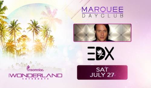Wet Wonderland with EDX at Marquee