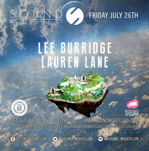 Lee Burridge @ Sound Nightclub (07-26-2013)