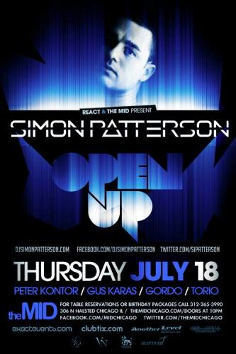 7.18 SIMON PATTERSON - PETER KONTOR - MID THURSDAYS - NO COVER WITH RSVP