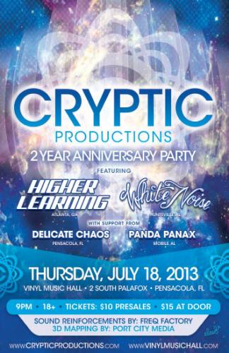 Cryptic Productions 2 Year Anniversary Party