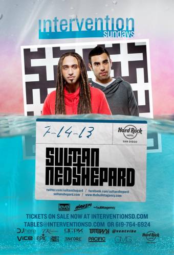 Sultan + Ned Shepard @ Hard Rock Hotel - San Diego