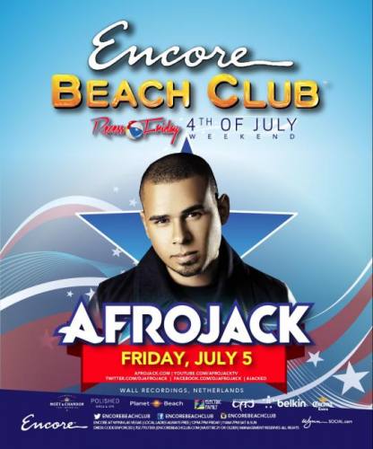 Afrojack @ Encore Beach Club (07-05-2013)