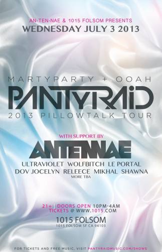 PANTyRAiD 2013 PILLOWTALK TOUR