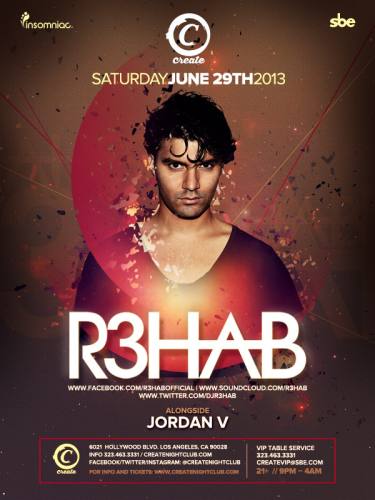 R3hab @ Create Nightclub