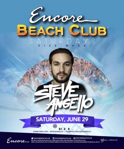 Steve Angello @ Encore Beach Club (06-29-2013)