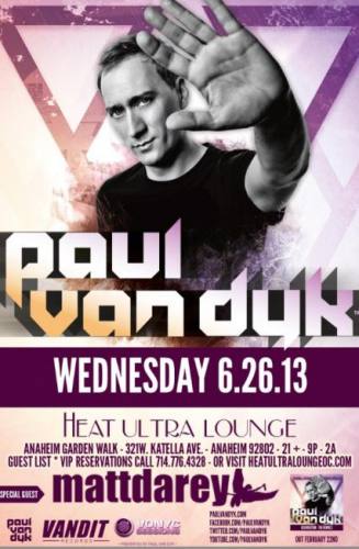 Paul van Dyk @ Heat Ultra Lounge