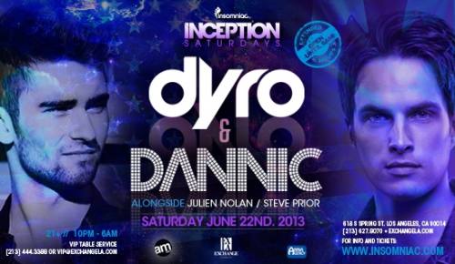 Inception with Dannic + Dyro at Exchange LA
