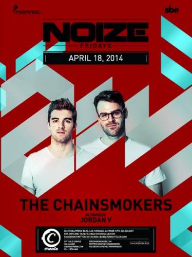 NOIZE FRIDAYS:The Chainsmokers at Create Nightclub