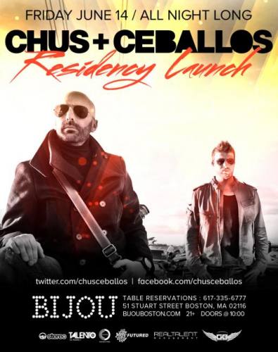 Chus + Ceballos @ Bijou Nightclub
