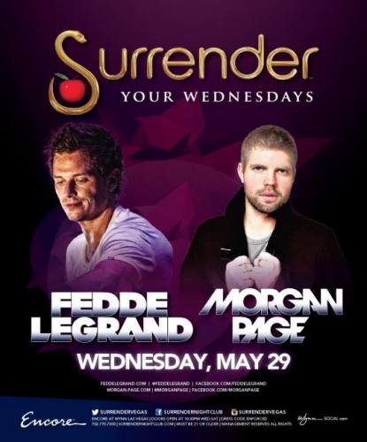Fedde Le Grand & Morgan Page @ Surrender Nightclub