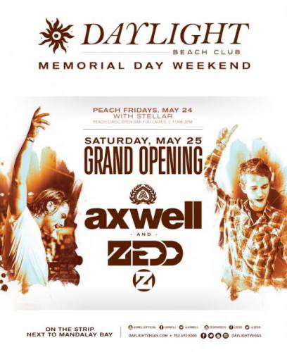 Axwell & Zedd @ Daylight Beach Club