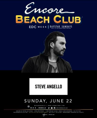Steve Angello @ Encore Beach Club (06-22-2014)