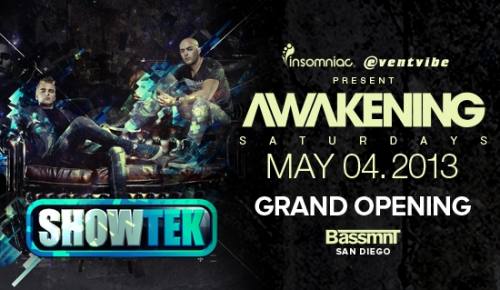 Awakening San Diego with Showtek at Bassmnt