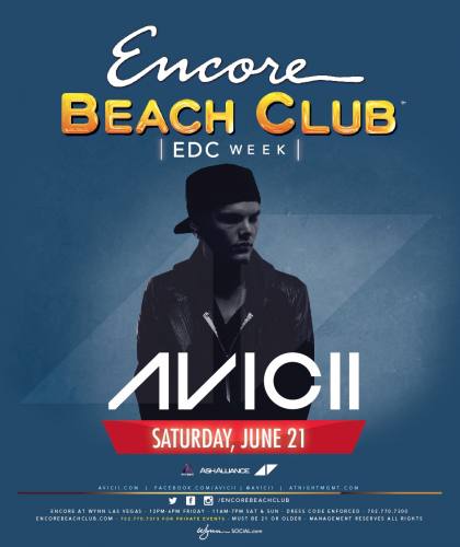 Avicii @ Encore Beach Club (06-21-2014)