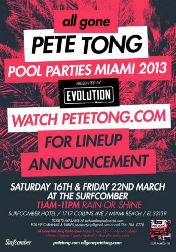 Pete Tong @ Surfcomber Hotel (03-22-2013)