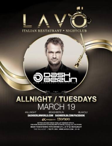 Dash Berlin @ LAVO Las Vegas