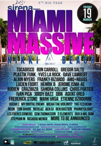 Miami Massive 2013 @ Nikki Beach