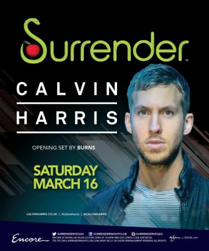 Calvin Harris @ Surrender Nightclub (03-16-2013)
