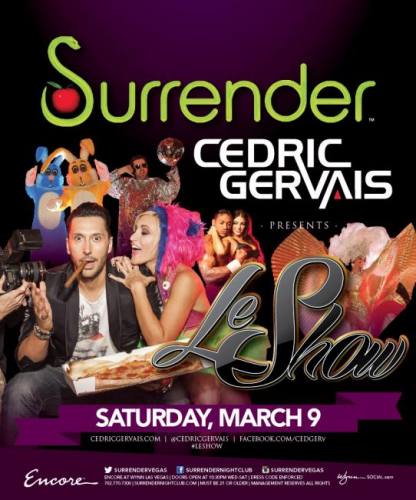 Cedric Gervais @ Surrender Nightclub (03-09-2013)