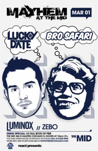 Lucky Date, Bro Safari, Luminox, & more @ The MID