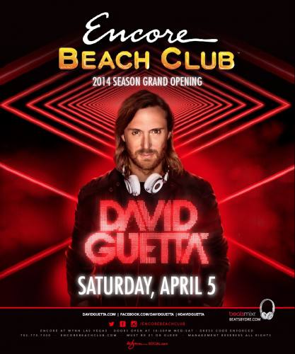 David Guetta @ Encore Beach Club (04-05-2014)