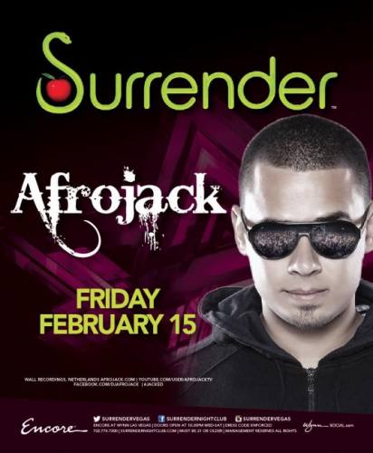 Afrojack @ Surrender Nightclub (02-15-2013)