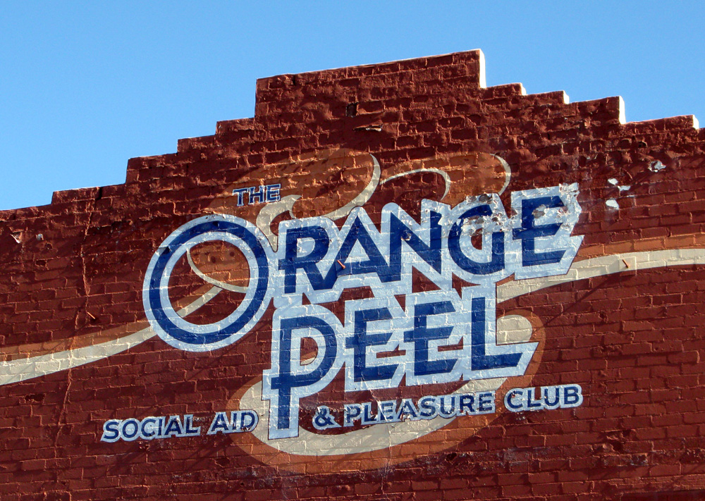 The Orange Peel Logo