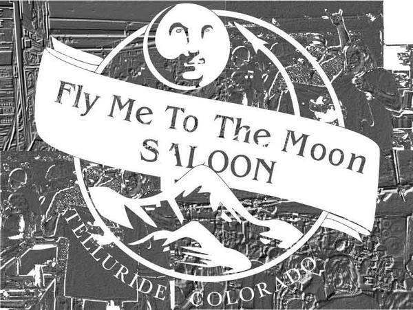 Fly Me to the Moon Saloon Logo