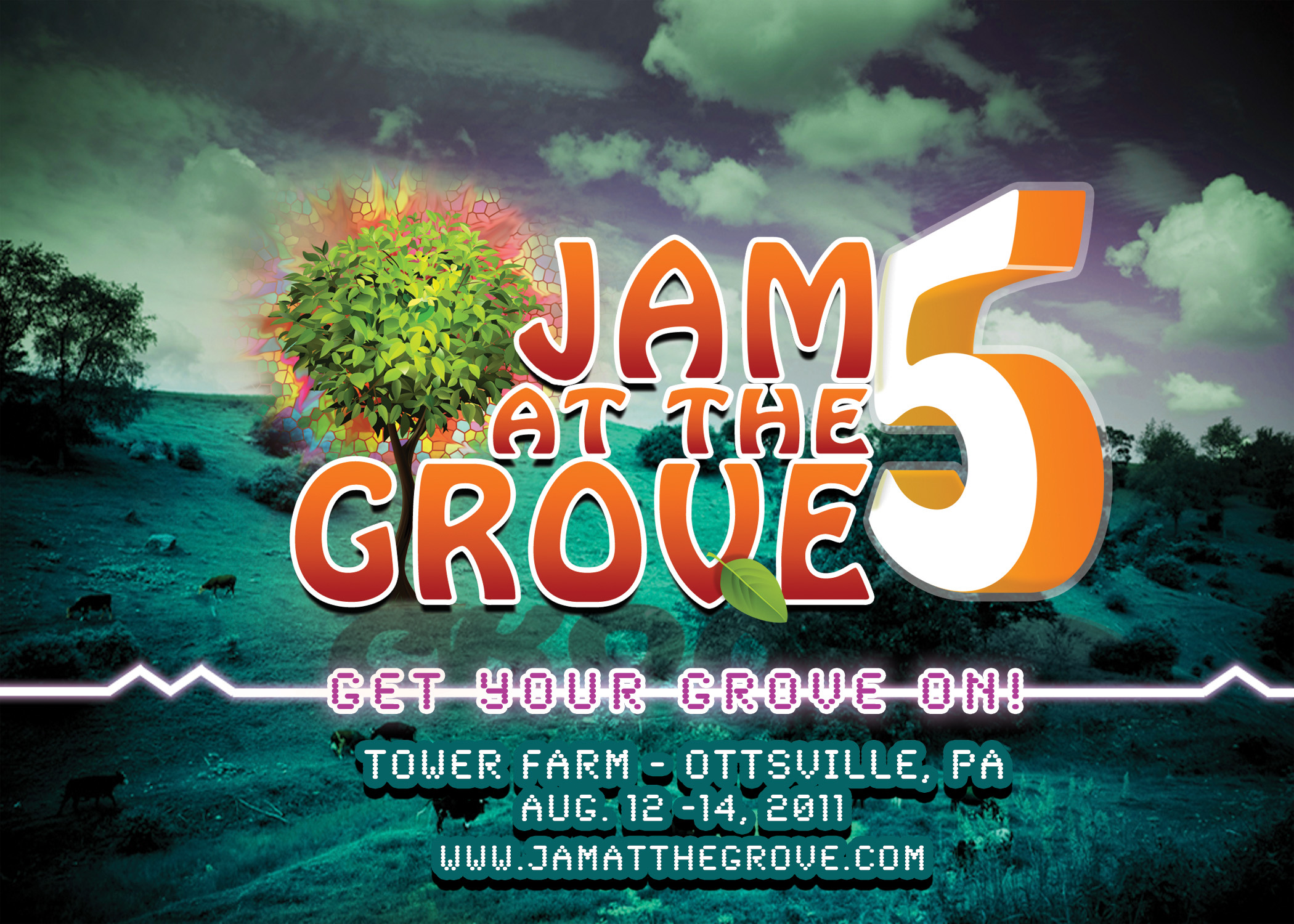 Jam at the Grove Logo