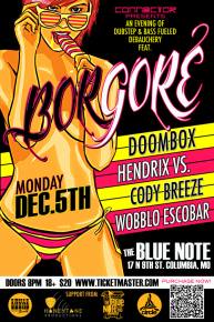 Borgore visits The Blue Note on December 5th