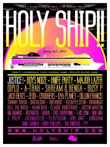 Holy Ship 2013 Lineup