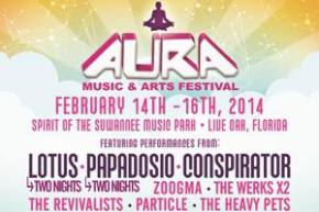 AURA Festival (Feb 14-16 - Live Oak, FL) adds Particle, VIP level
