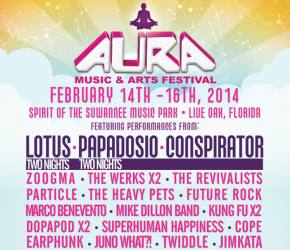 AURA Music & Arts Festival 2014 (Feb 14-16 - Live Oak, FL) Preview Preview
