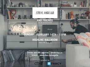 Steve Angello plays Highline Ballroom NYC Feb 14, hosts NYFW exhibit