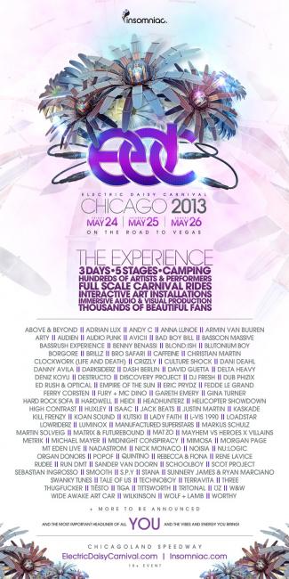 EDC Chicago lineup